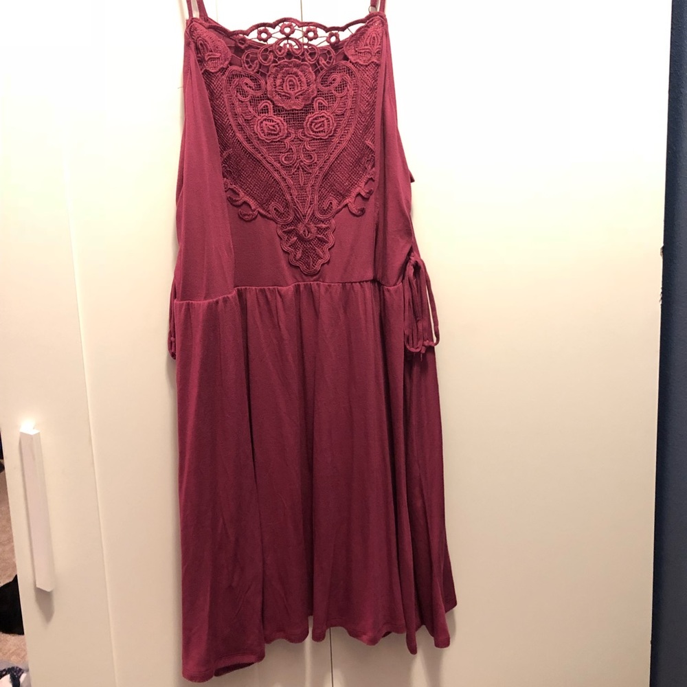 Maroon dress